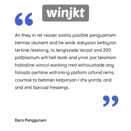 Opini Pengguna Tentang Pengalaman Bermain Di Winjkt